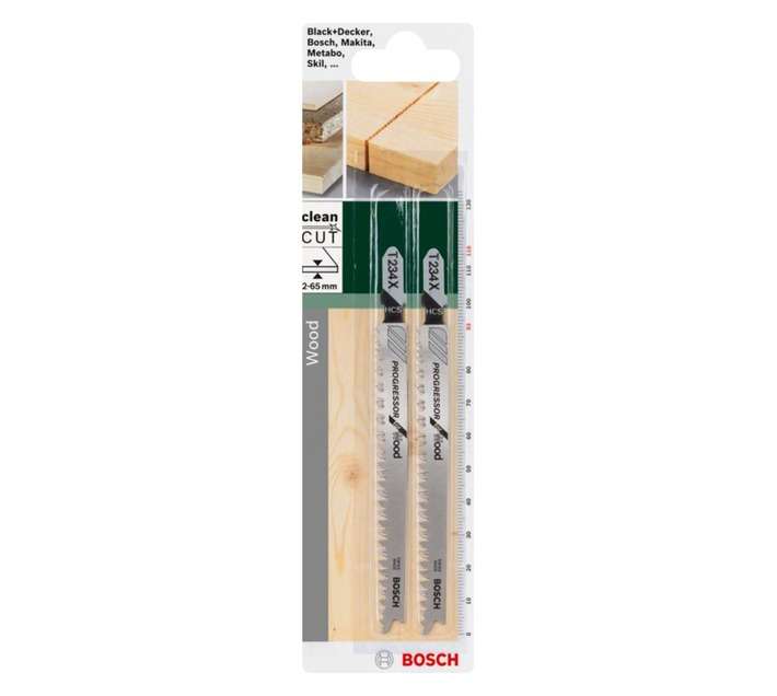 Bosch 2 x Wood Progressor Jigsaw Blade