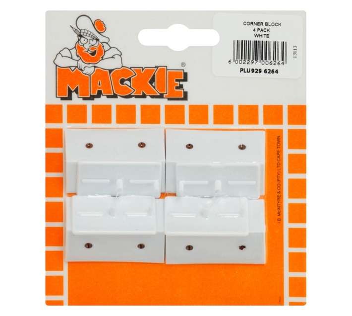 Mackie Corner Block - White
