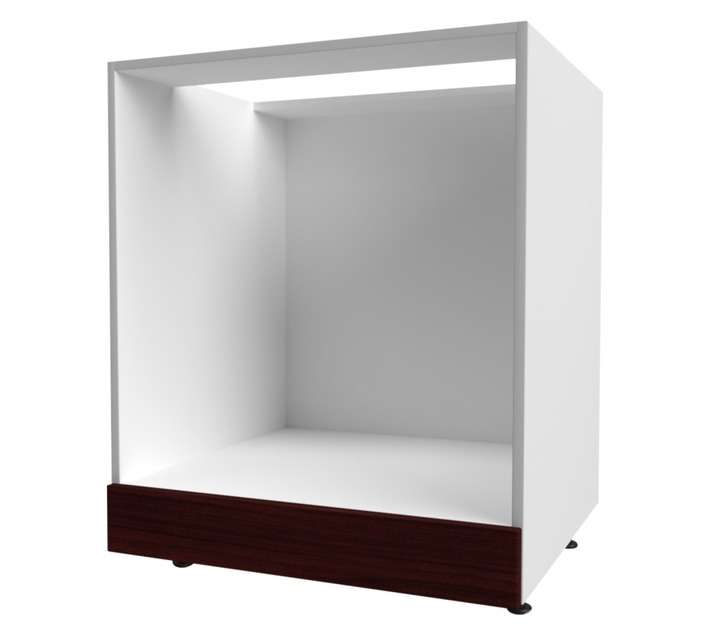 Home and Kitchen Base Unit Wrap Under Counter Oven Cabinet - Mahogany (600mm)