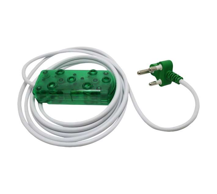 Ellies Electronics FEE2X/3GR Extension Lead - Green (3000mm)