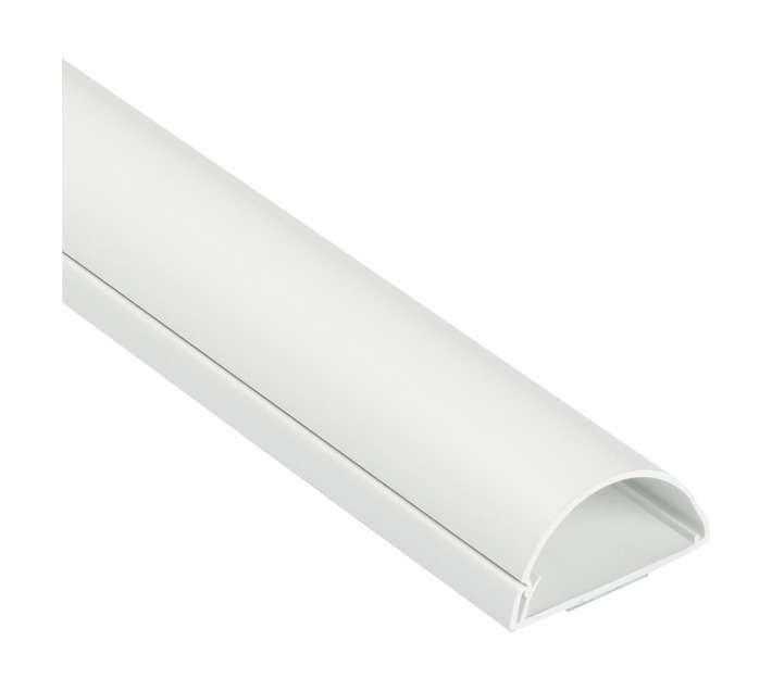 D-Line Self Adhesive Trunking - White (1000 x 50 x 25mm)