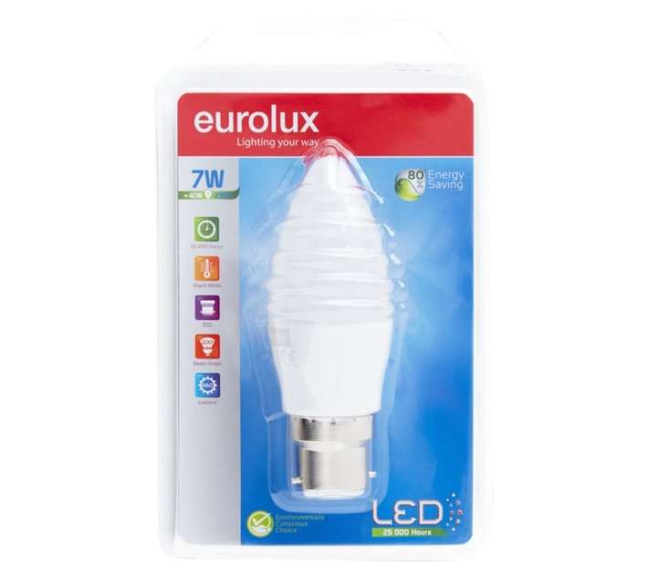Eurolux B22 LED Globe - Warm White (4w)
