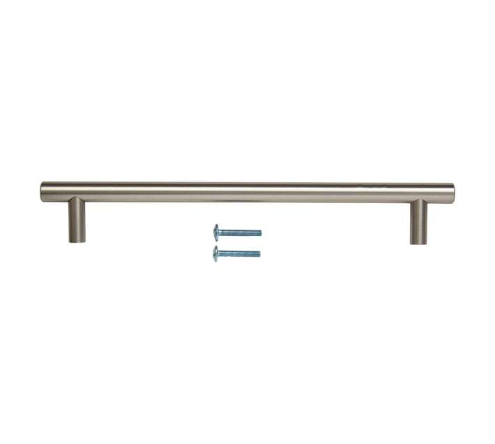 Home and Kitchen Mild Steel Bar Handle - Silver (192mm)