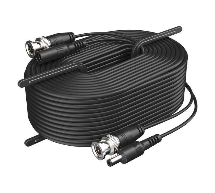 Securitymate SMEXT1 CCTV Camera Extension Cable - Black (18m)