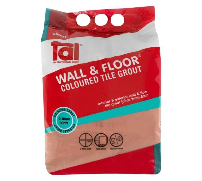 TAL Wall and Floor Grout - Mid Brown (5kg)