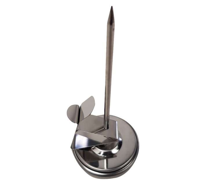 Lifespace Probe BBQ Meat Thermometer with Pot Clip - Silver/Black