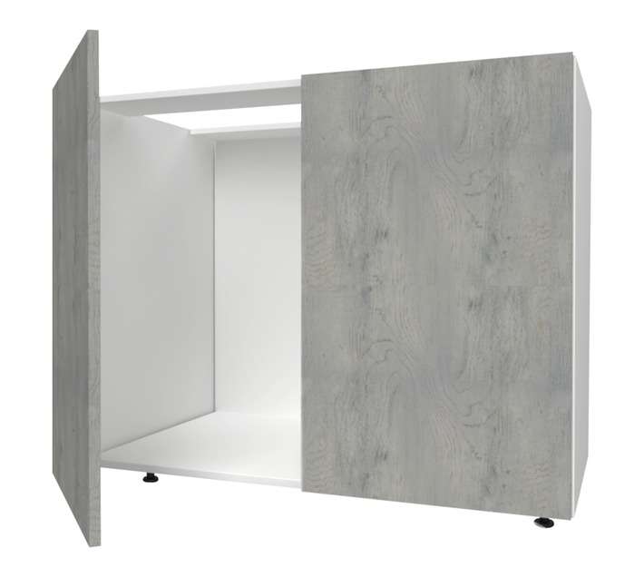 Home and Kitchen Wrapped Base Cabinet Unit - Lockeport (900 x 560 x 720mm)