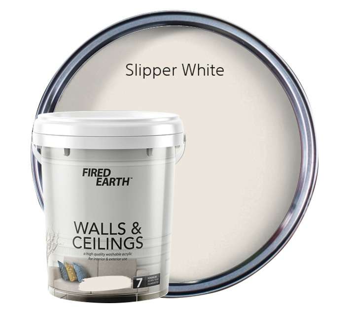 Fired Earth Walls and Ceilings - Slipper White (20L)
