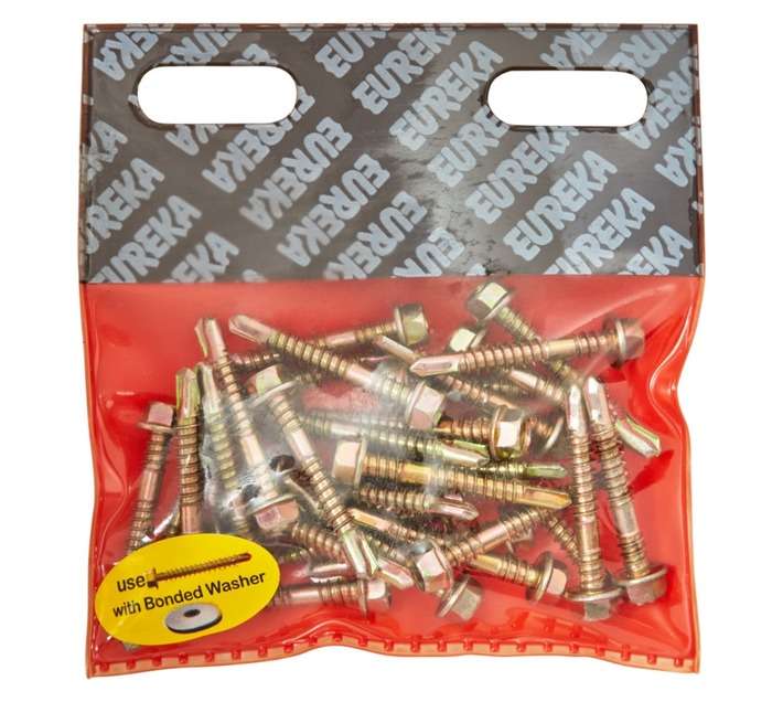 Eureka 5.5 x 38mm Tek Screw Hex (30 Pack)