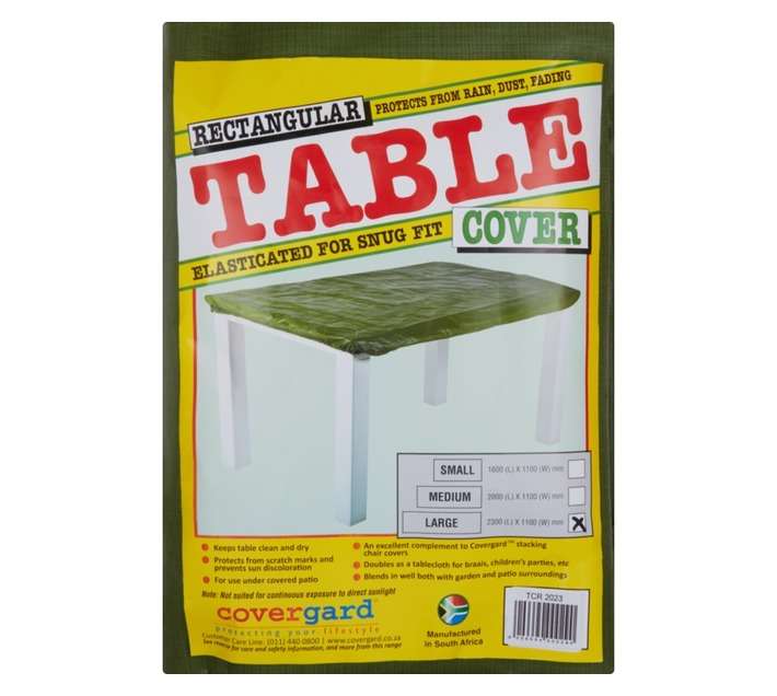 Solmac Rectangle Table Cover (2000 x 2300mm)