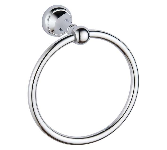 Lusso Rosa Towel Ring - Chrome