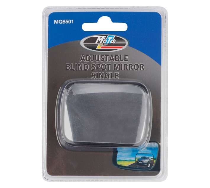 Moto Quip MQ8501 Adjustable Blind Spot Mirror - Silver