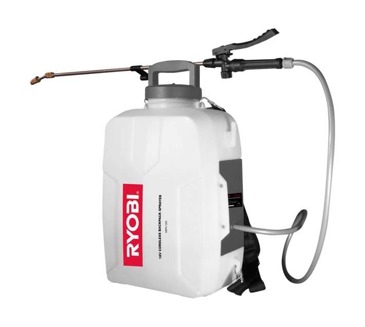 Ryobi Cordless Backpack Pressure Sprayer 18V - XBPS-1200