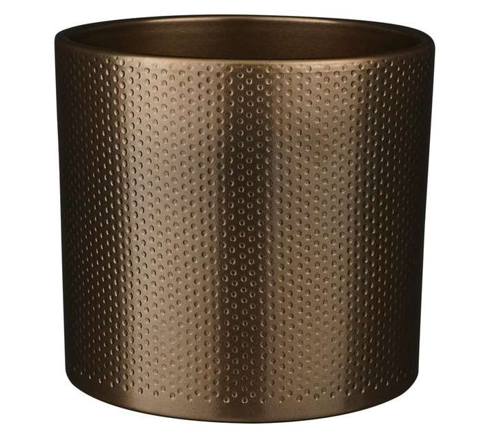 First Dutch Brands Era Ceramic Pot - Bronze (215 x 230mm)