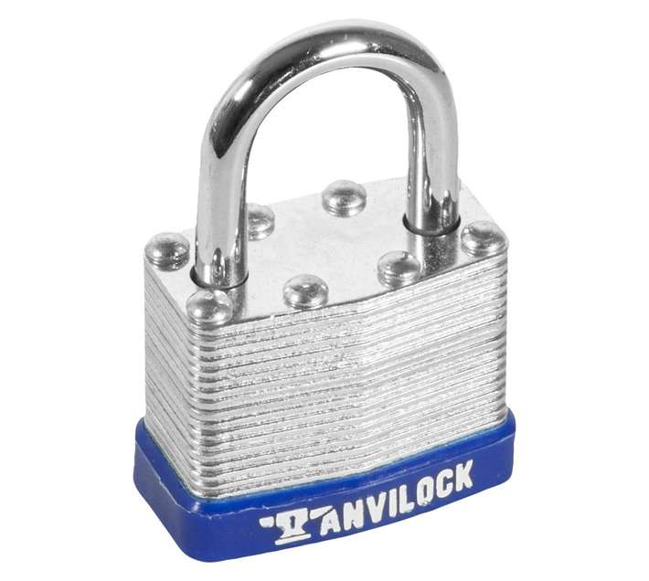 Anvilock Brass Laminated Padlock (40mm)