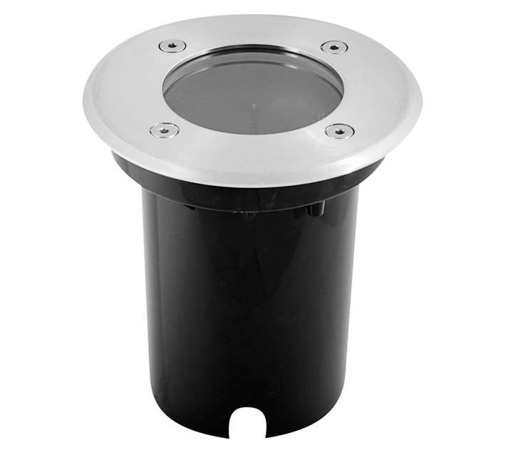 Bright Star Round Gu10 Ground Light Stainless Steel (50w)
