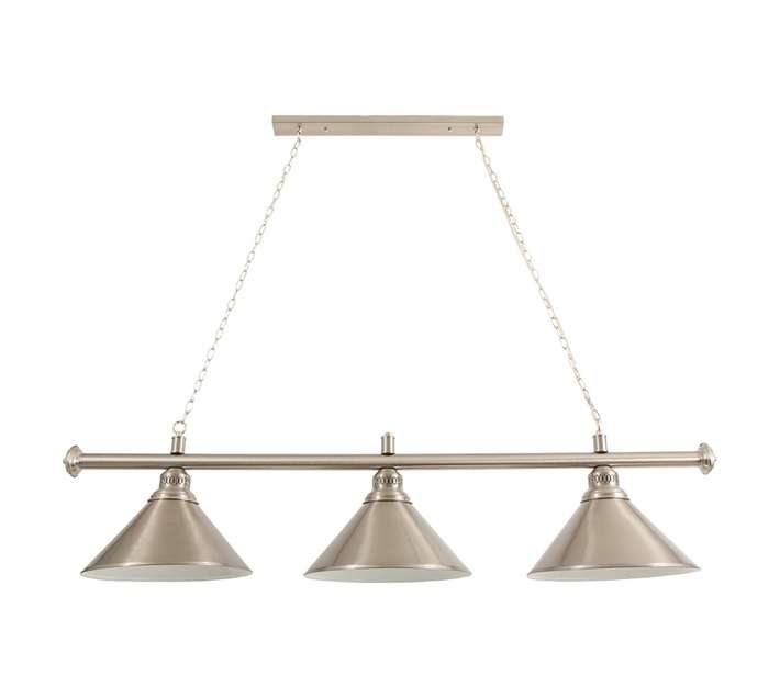 Brightstar 3 Light Chandeliers - Satin Chrome