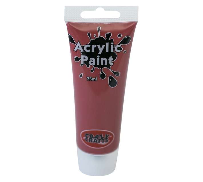 Acrilex Craft Acrylic Paint - Maroon (75ml)
