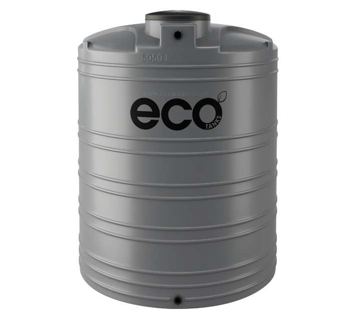 Eco Tanks Vertical Water Tank - Grey (5050L)