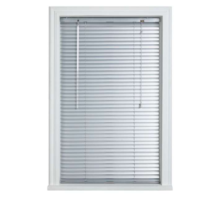 Design House Aluminium Venetian Blind - Silver (2200 x 1600 x 25mm)