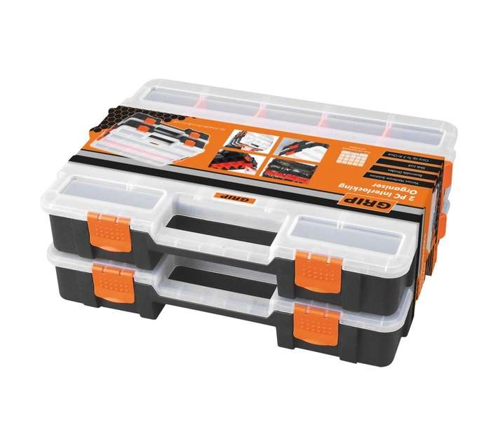 Grip 2 pack Interlockable Organizer (37cm)