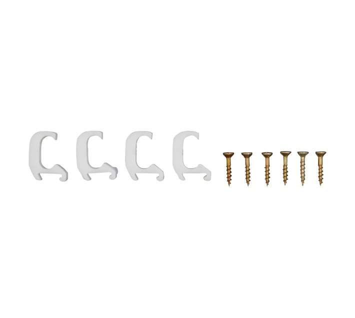 C Track Racer Multi Clips - White