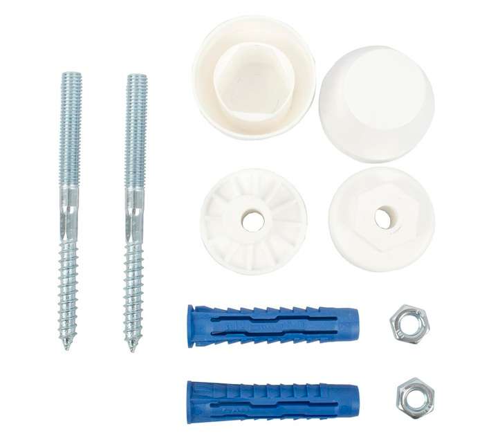 Rawlplug Universal Wash Basin Plugs and Screws Mounting Kit (12mm)