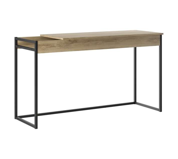 Home and Kitchen Muhu Noce Pedestal Table - Oak (460 x 1360 x 765mm)