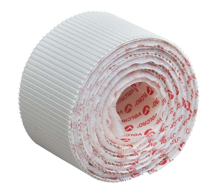 VELCROÂ® Stick On Tape HD - White (50 x 1000mm)