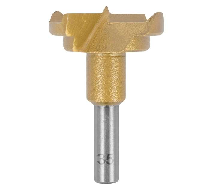Tork Craft TCHB35T Titanium Coated Hinge Boring Bit (35mm)