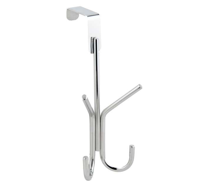Home and Kitchen Stainless Steel Double Door Hook (75 x 85 x 175mm)