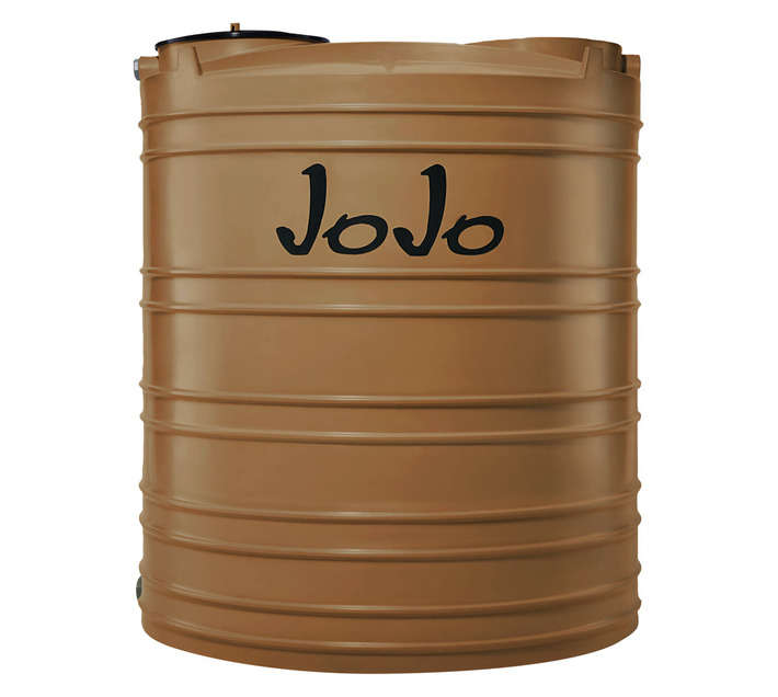 JoJo Vertical Water Tank - Khaki Brown (2400L)