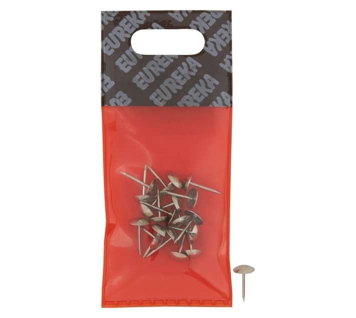 Eureka 20 x Nickle Plated Upholstery Tacks