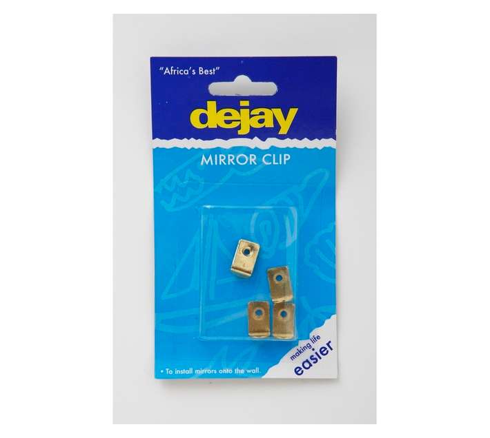 Dejay Cranked Mirror Clip - Nickle Plated (4 Piece)