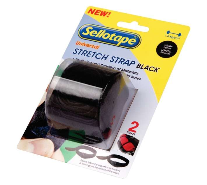 Universal Stretch Strap - Black (30 x 680 x 2000mm)