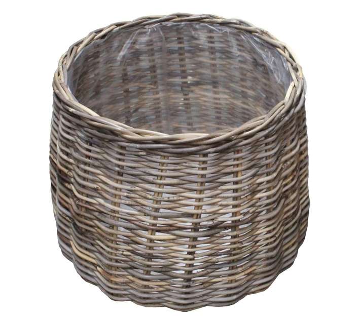 Kubu Bowl Planter - Grey (500 x 500 x 450mm)