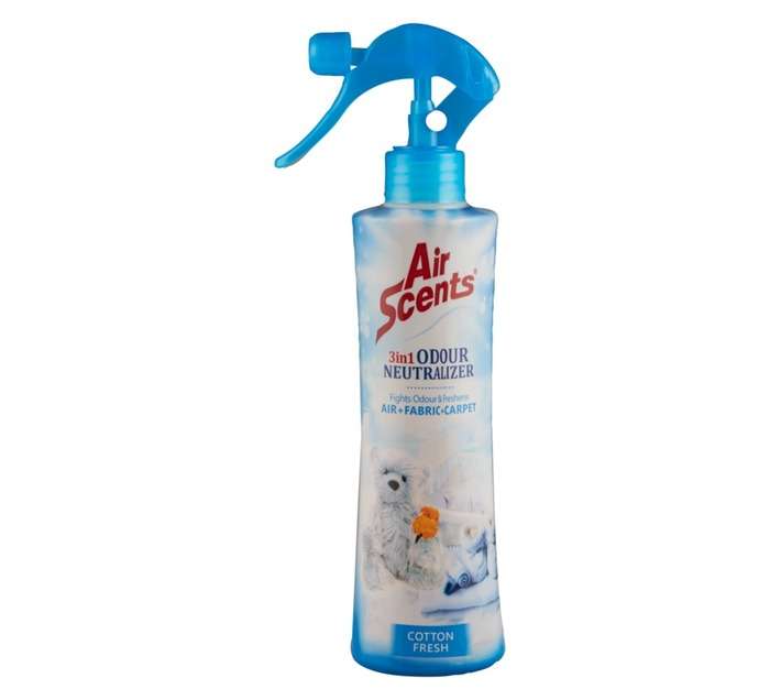 Air Scents 3 in 1 Odour Neutralizer - Cotton Fresh (350ml)