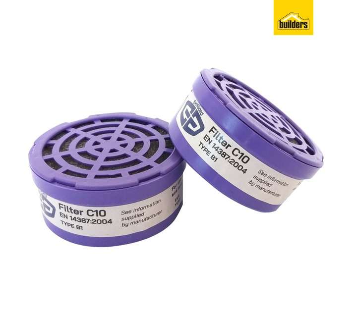 Evrigard Half Mask B1 Double Cartridge Filter - Purple