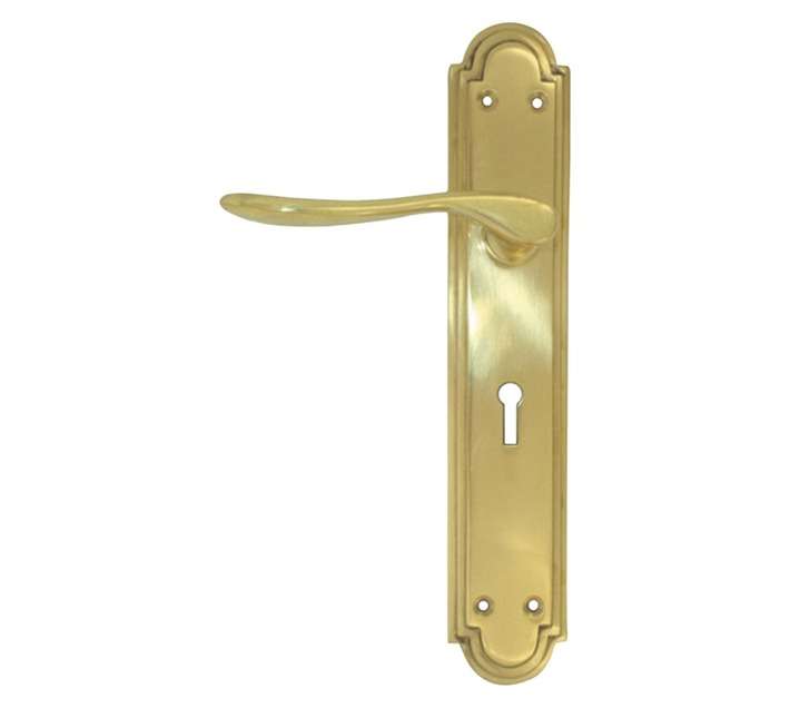 Euro Brass Handle Lever Arc 3300 - Brass