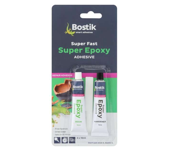Bostik 2 Part Epoxy Glue - Clear (16ml)