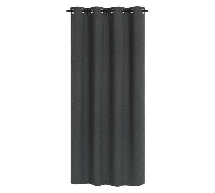 Design House Sublime Eyelet Curtain - Gravel (2300 x 2250mm)