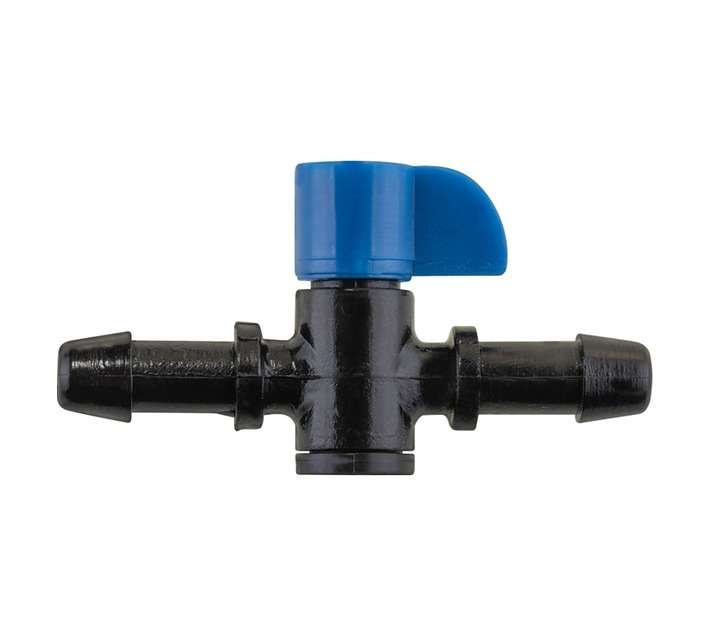 Microjet PN053 5 x Barbed Choke Connectors - Black/Blue