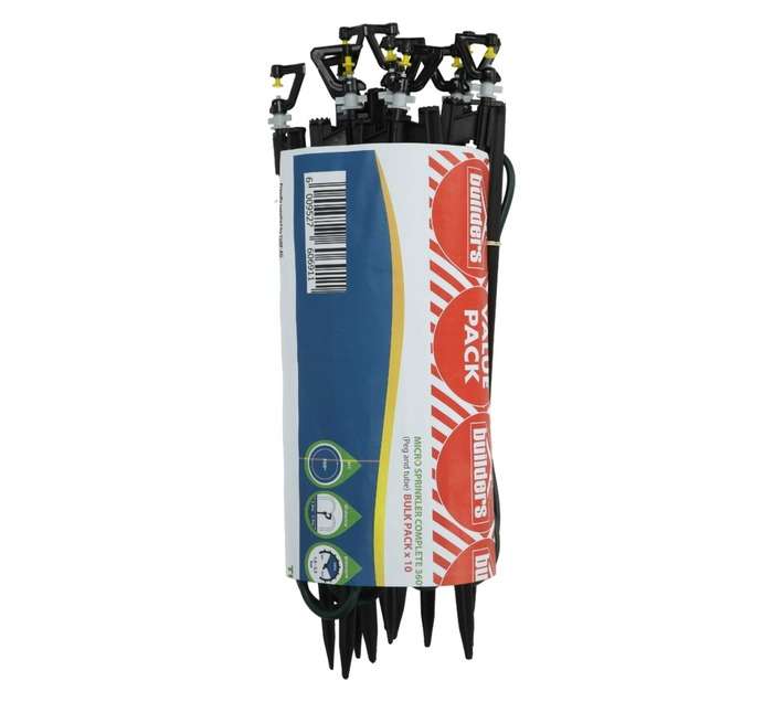 Micro 10 x Peg and 360 Degree Sprinkler - Yellow