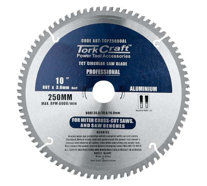 Tork Craft Aluminium Circular Saw Blade (250mm)