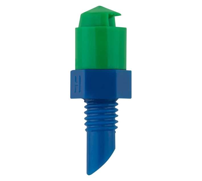 Microjet PN003 10 x 90 Degree Sprinkler Heads - Blue/Green