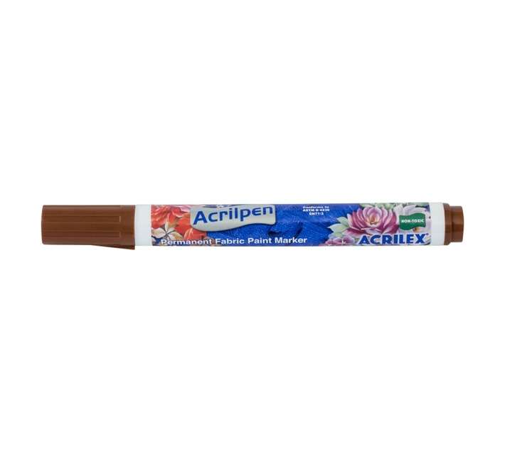 Acrilex AAPBR Acripen Fabric Maker - Brown (14 x 14 x 145mm)