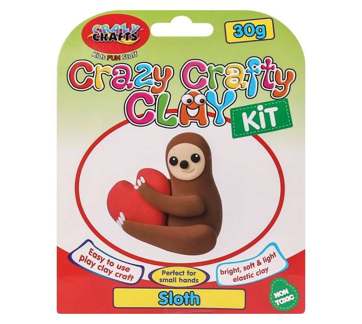 Crazy Crafts Sloth Clay Kit (30g)