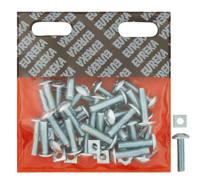Eureka 6 x 25mm Gutter Bolt and Nut (30 Pack)