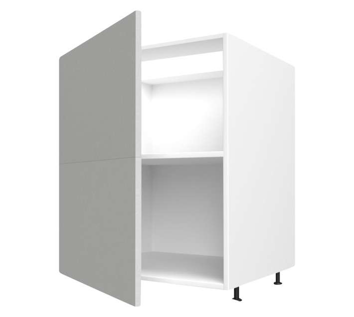 Home and Kitchen Melamine Base Cabinet Unit - Stone Grey (600 x 560 x 720mm)
