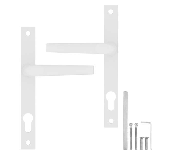Hillaldam 225786 Slimline Door Handle - White (220mm)
